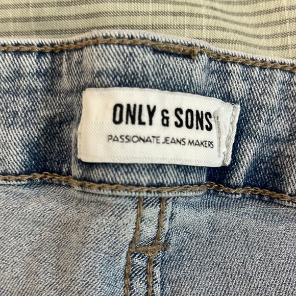 Only and Sons Lightwash Skinny Jeans - Picture 5 of 5